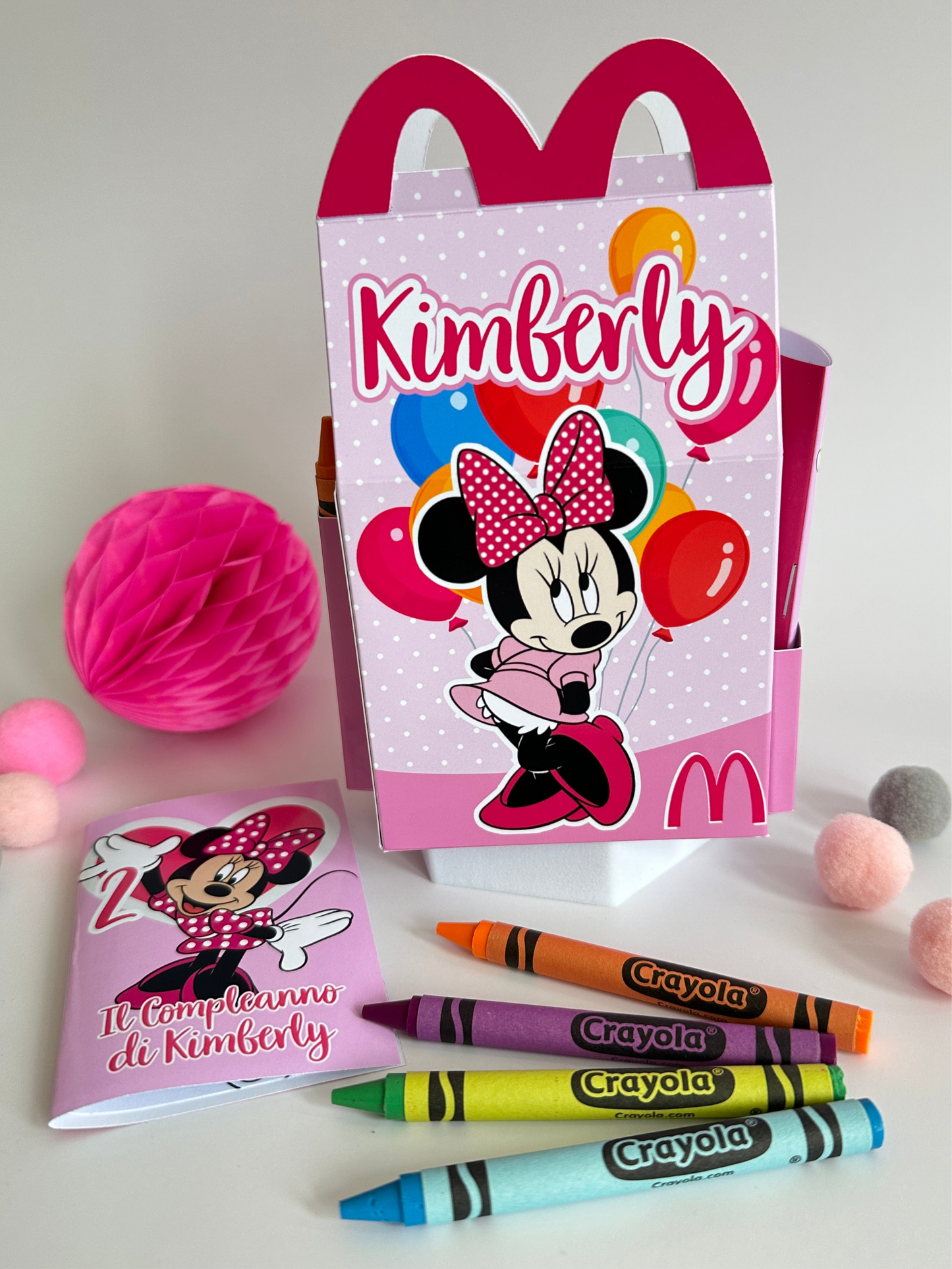 SCATOLA TIPO “HAPPY MEAL” CON TEMA A SCELTA