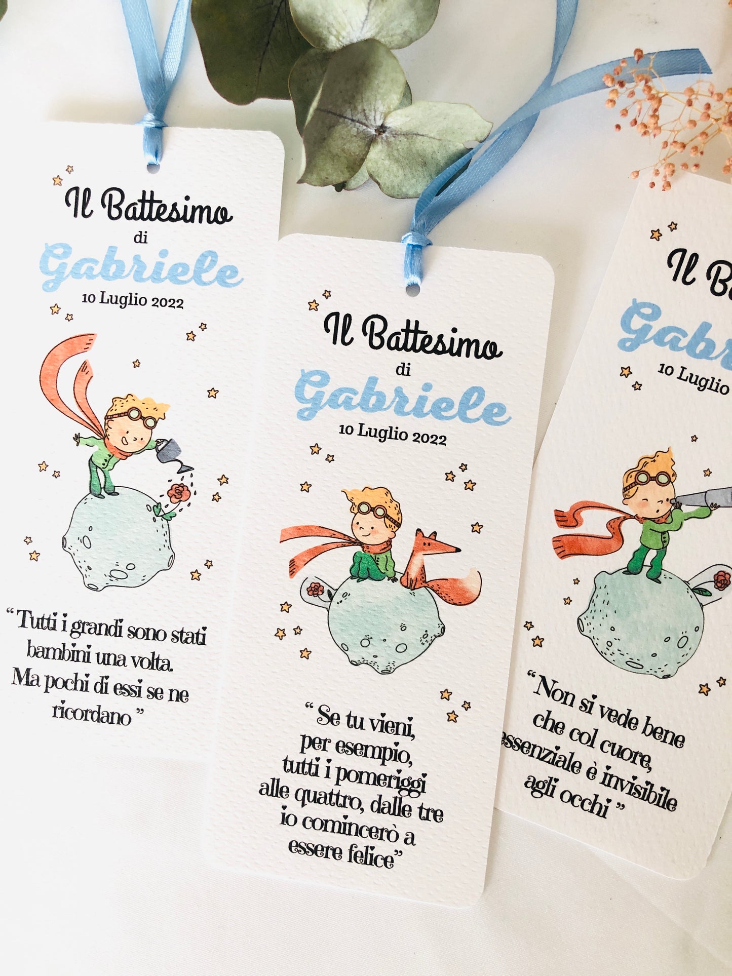 Bomboniera sacchetto porta confetti tema Piccolo Principe