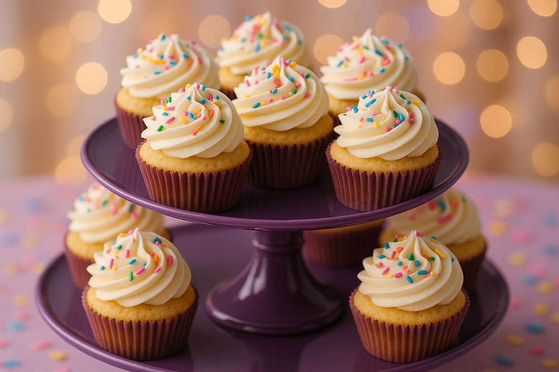 🎉 CUPCAKE ALLA VANIGLIA FACILI E DECORAZIONI FAI DA TE PER FESTE