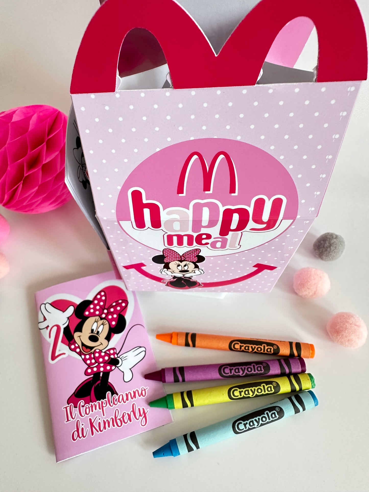 SCATOLA TIPO “HAPPY MEAL” CON TEMA A SCELTA