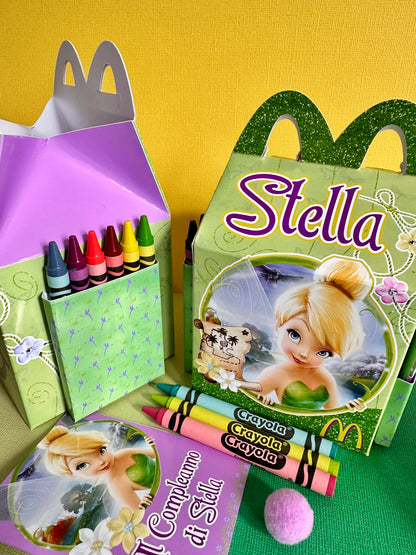 SCATOLA TIPO “HAPPY MEAL” CON TEMA A SCELTA