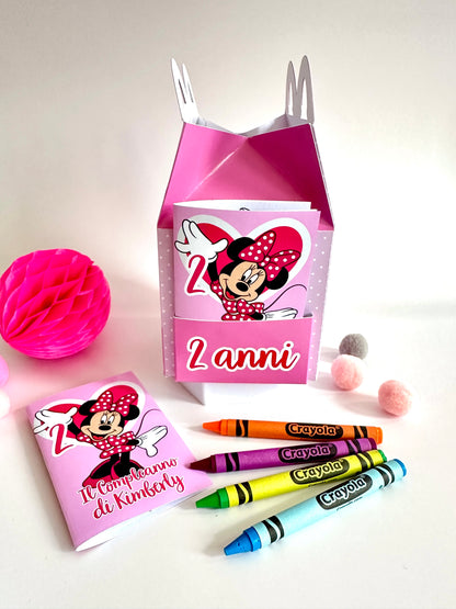 SCATOLA TIPO “HAPPY MEAL” CON TEMA A SCELTA