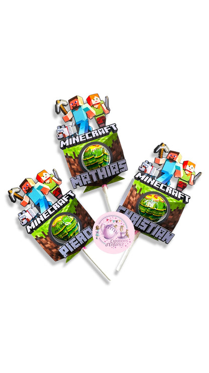 PARTY KIT MINECRAFT DECORAZIONI COMPLEANNO