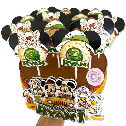 CHUPA CHUPS o LECCA LECCA PIATTO E BASE DECORATA con tema a scelta
