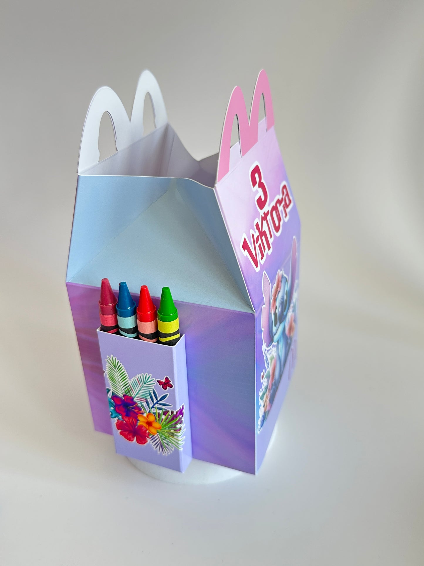 SCATOLA TIPO “HAPPY MEAL” CON TEMA A SCELTA