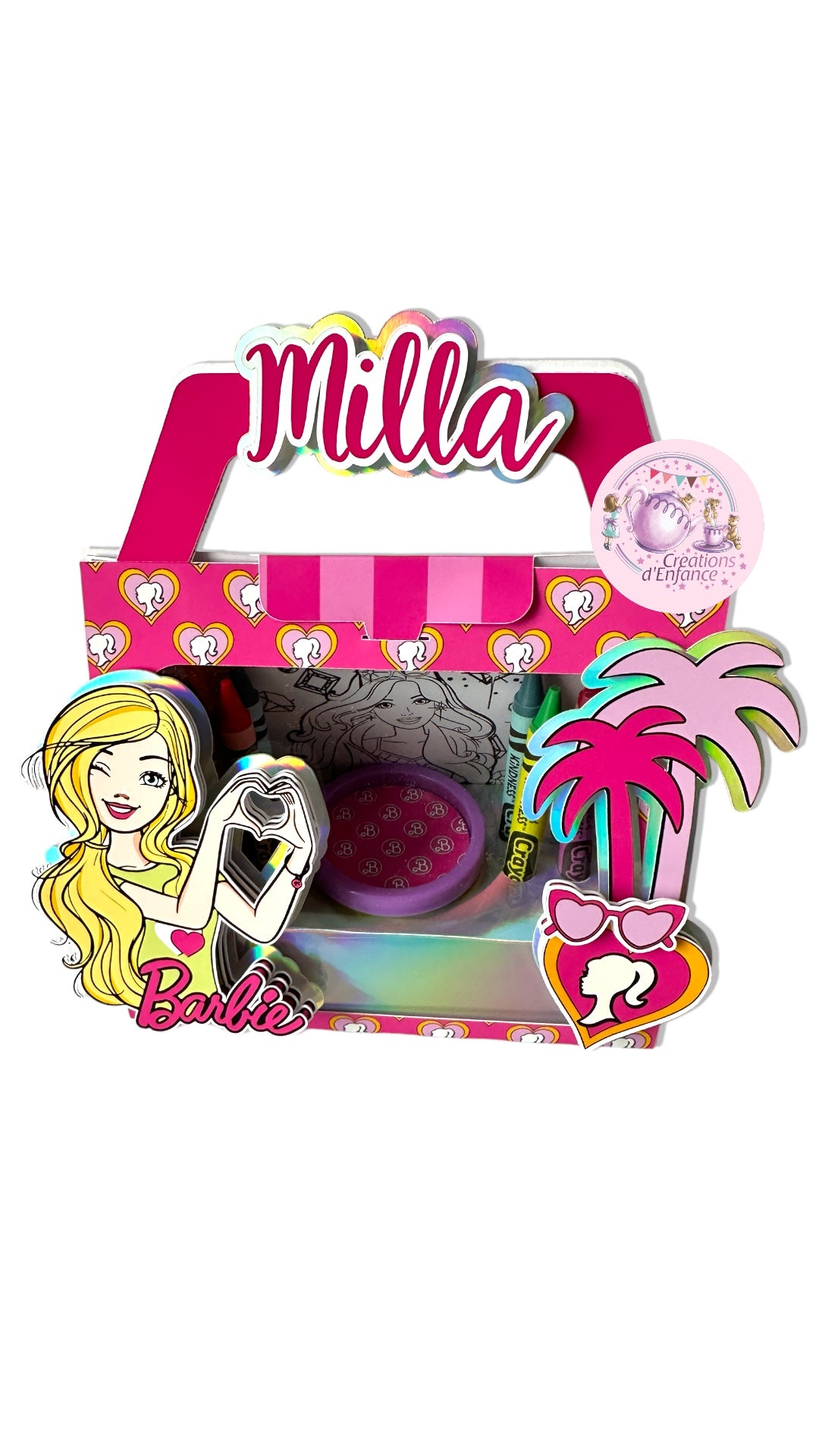 VALIGETTA ATTIVITÀ CON PLAY DOH, 8 COLORI A CERA E 4 DISEGNI, TEMA A SCELTA