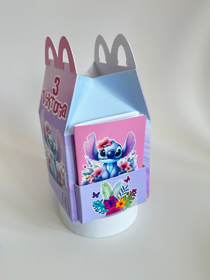 SCATOLA TIPO “HAPPY MEAL” CON TEMA A SCELTA