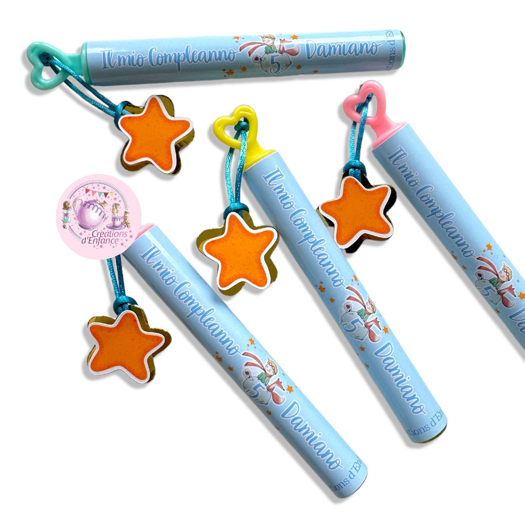 BUSTA REGALO CON 2 GADGET FINE FESTA E TEMA A SCELTA