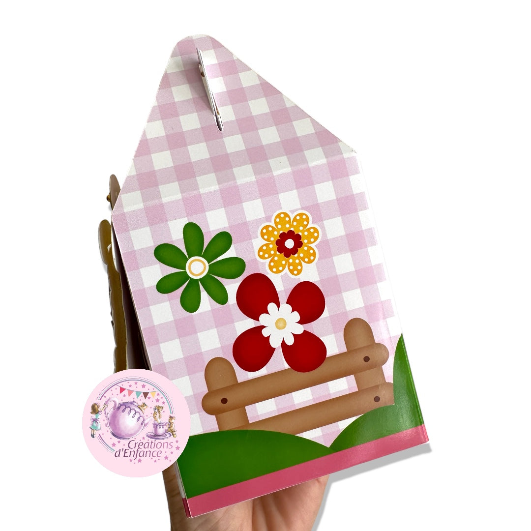 SCATOLA "GABLE BOX" PORTA REGALO, CARAMELLE O MARSHMELLOWS TEMA A SCELTA