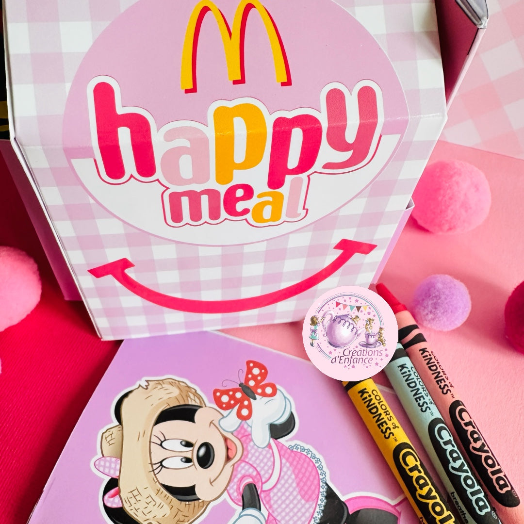 SCATOLA TIPO “HAPPY MEAL” CON TEMA A SCELTA