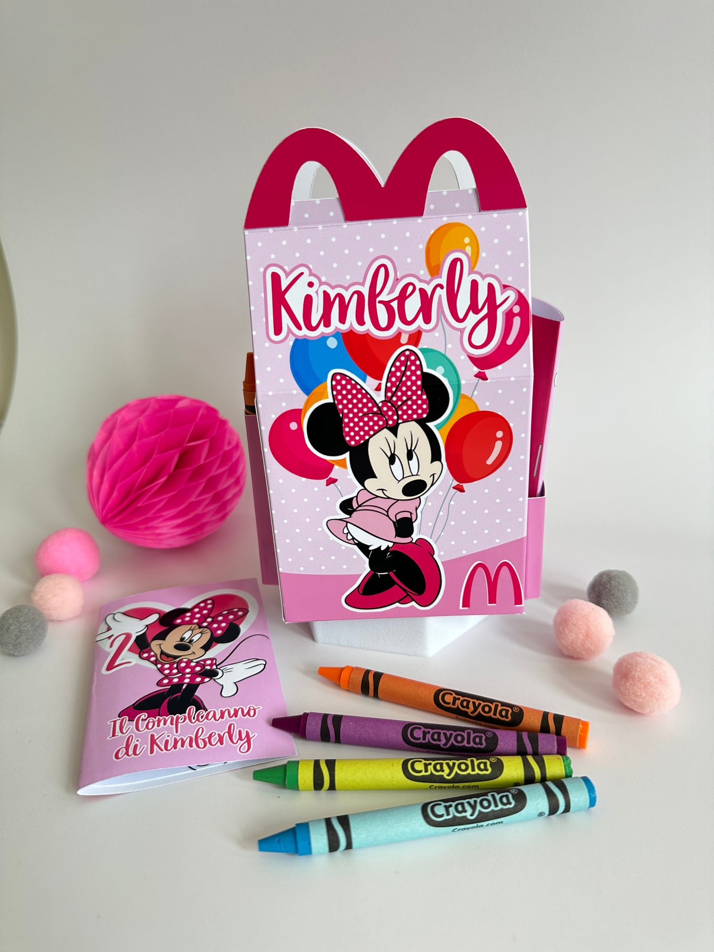 SCATOLA TIPO “HAPPY MEAL” CON TEMA A SCELTA