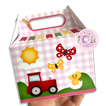 SCATOLA "GABLE BOX" PORTA REGALO, CARAMELLE O MARSHMELLOWS TEMA A SCELTA