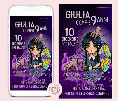 INVITO DIGITALE CLASSICO O ANIMATO E CON MUSICA TEMA A SCELTA