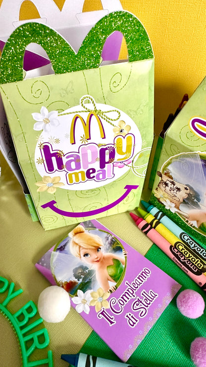 SCATOLA TIPO “HAPPY MEAL” CON TEMA A SCELTA