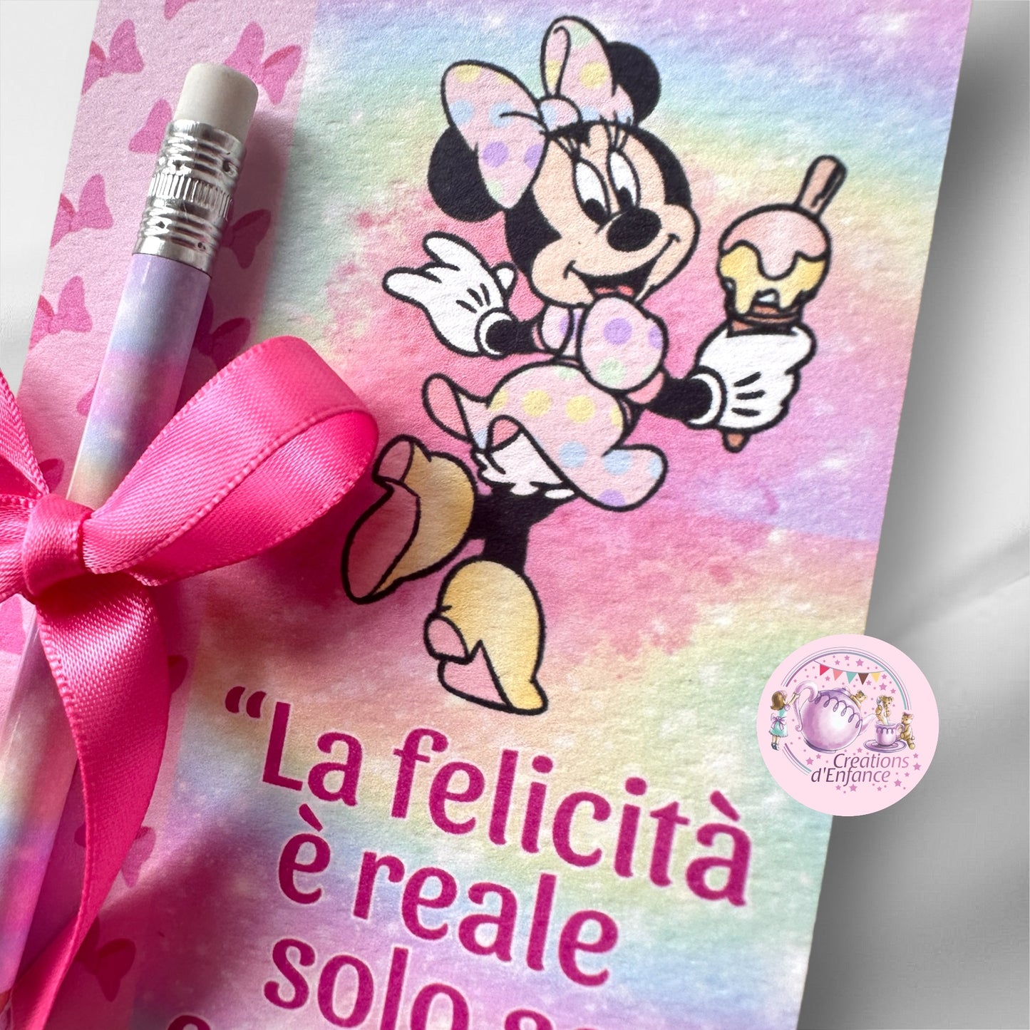 SEGNALIBRO-CON MINI MATITA-CON MATITA PIANTABILE-CON CIOCCOLATINO TEMA A SCELTA