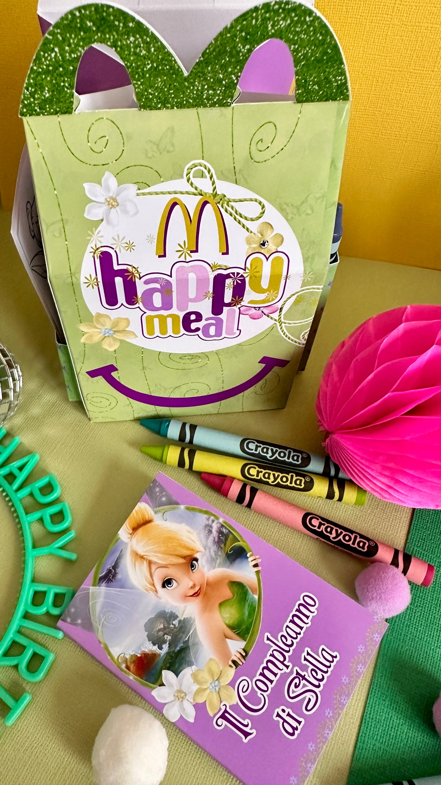 SCATOLA TIPO “HAPPY MEAL” CON TEMA A SCELTA