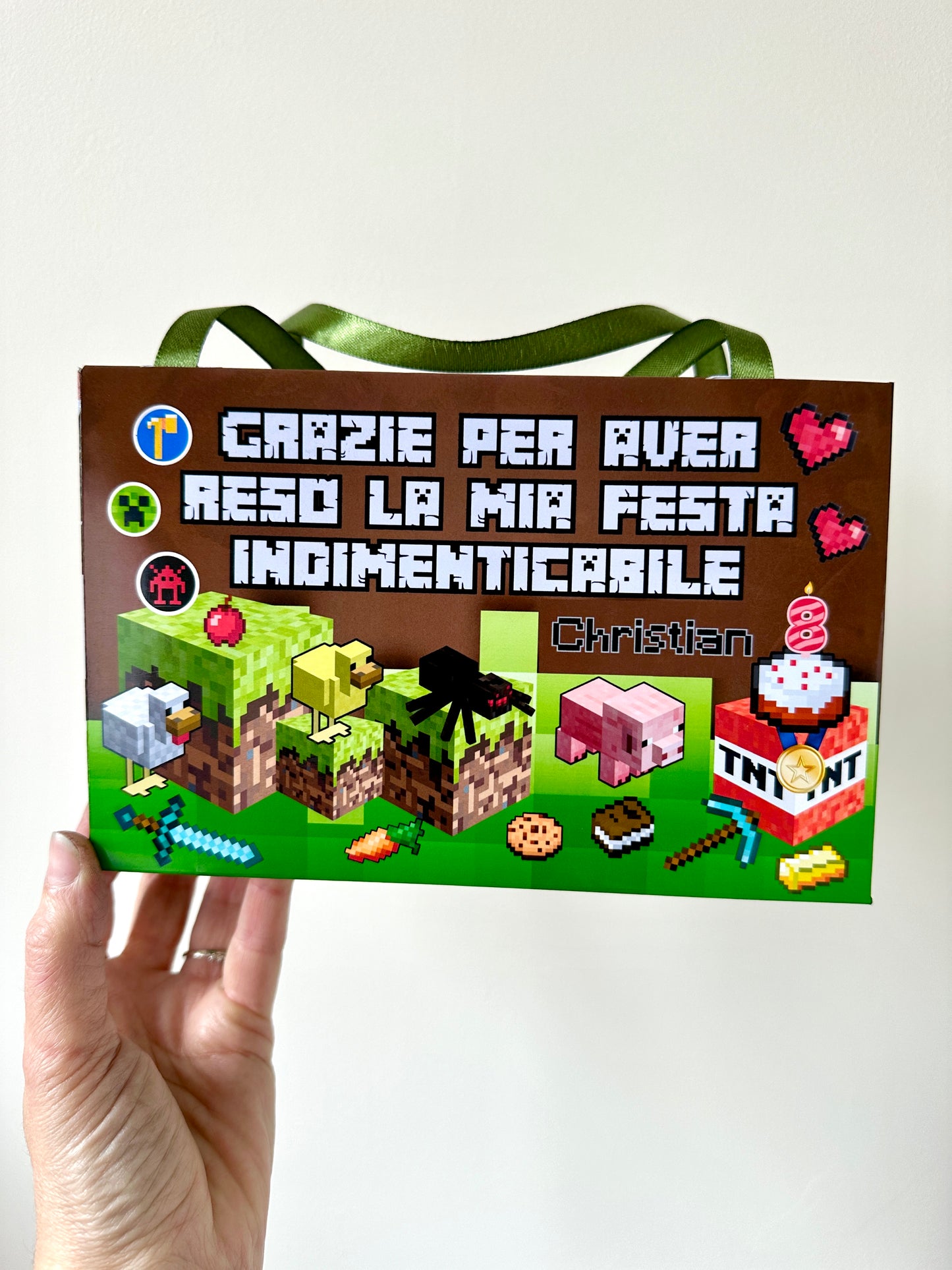 PARTY KIT MINECRAFT DECORAZIONI COMPLEANNO
