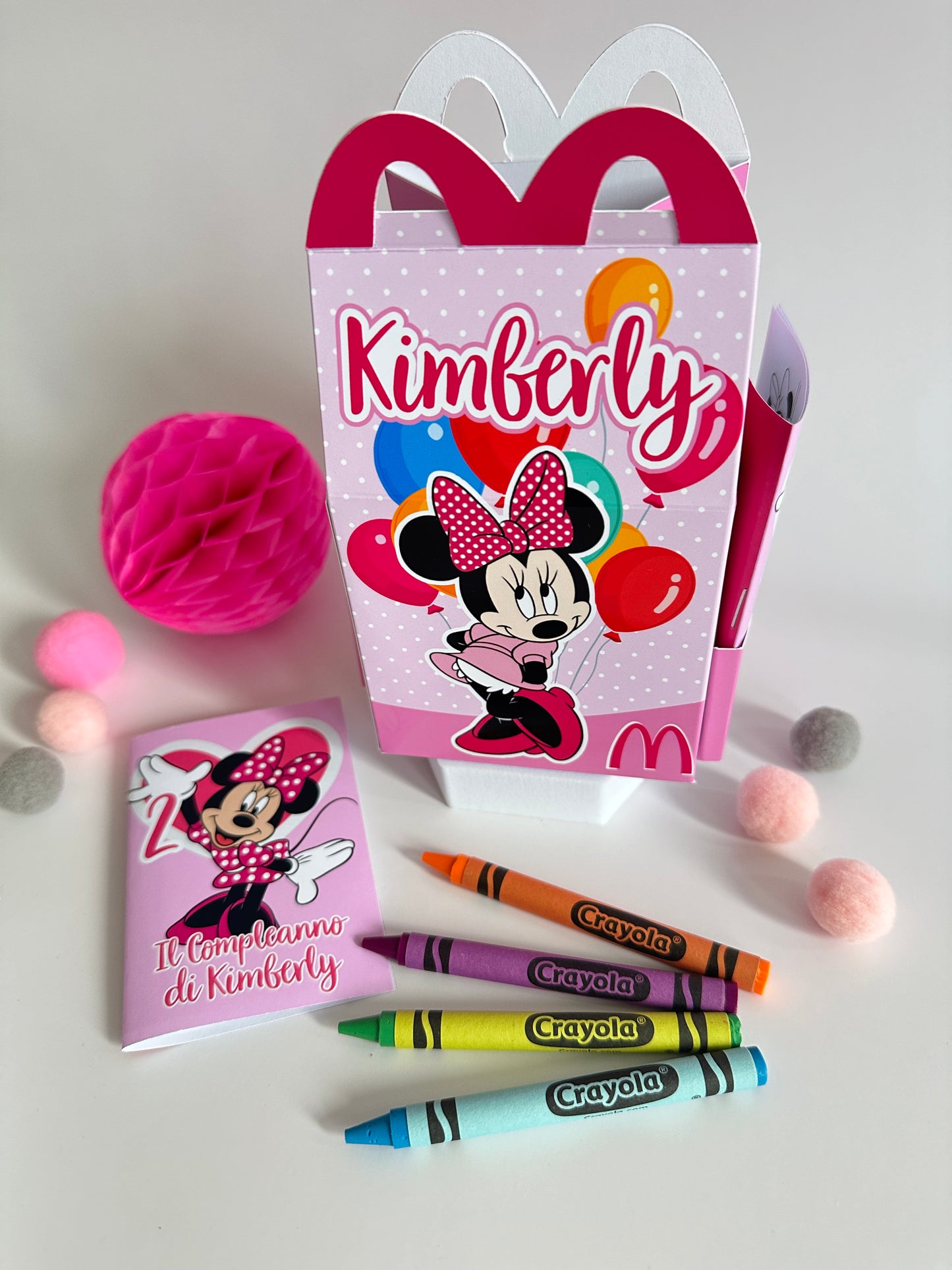 SCATOLA TIPO “HAPPY MEAL” CON TEMA A SCELTA