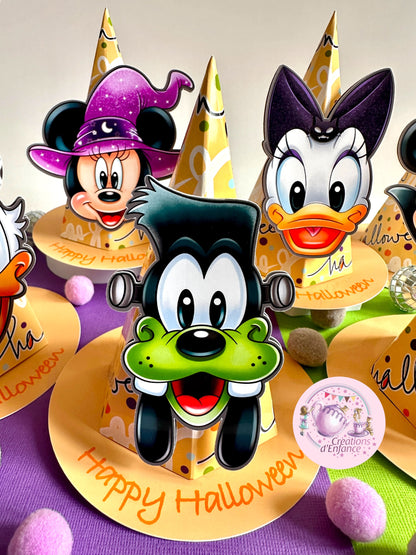 CAPPELLI DA STREGA PORTA DOLCETTO O SCHERZETTO TOPOLINO HALLOWEEN E I SUOI AMICI