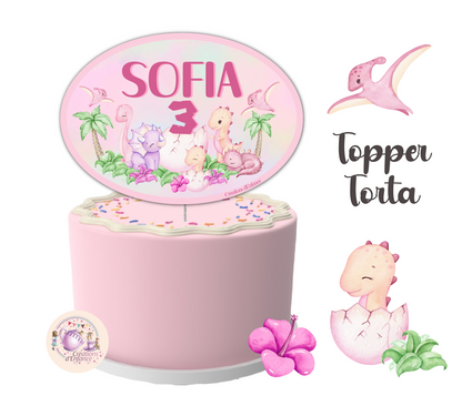 TOPPER TORTA CLASSICO O CON PERLINE SHAKER