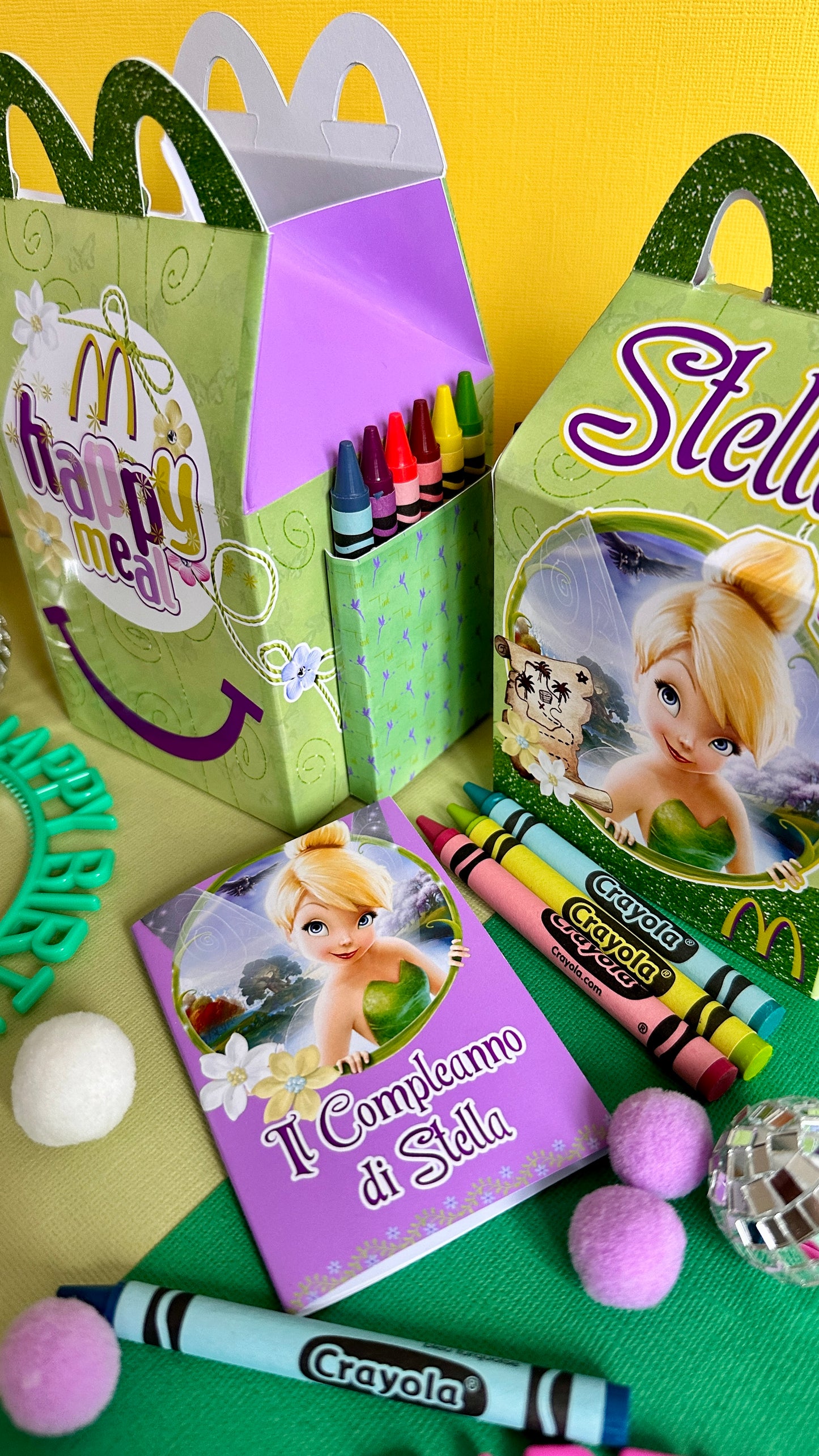SCATOLA TIPO “HAPPY MEAL” CON TEMA A SCELTA