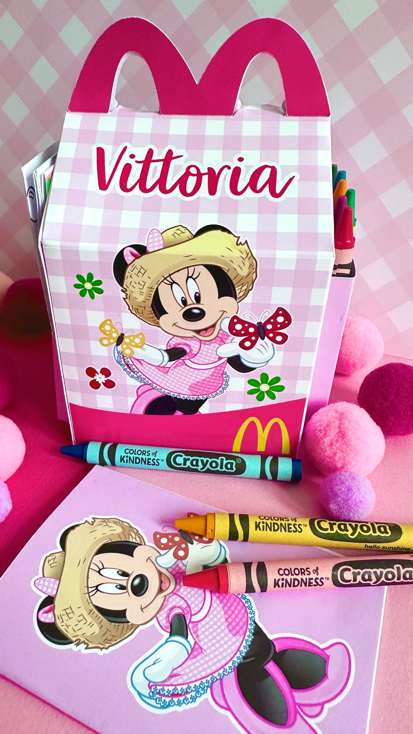 SCATOLA TIPO “HAPPY MEAL” CON TEMA A SCELTA