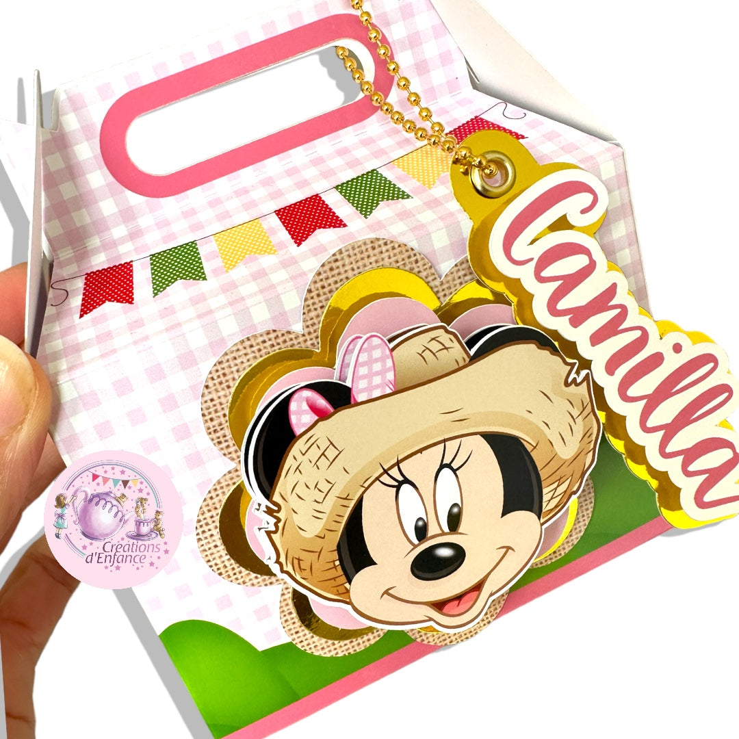 SCATOLA "GABLE BOX" PORTA REGALO, CARAMELLE O MARSHMELLOWS TEMA A SCELTA
