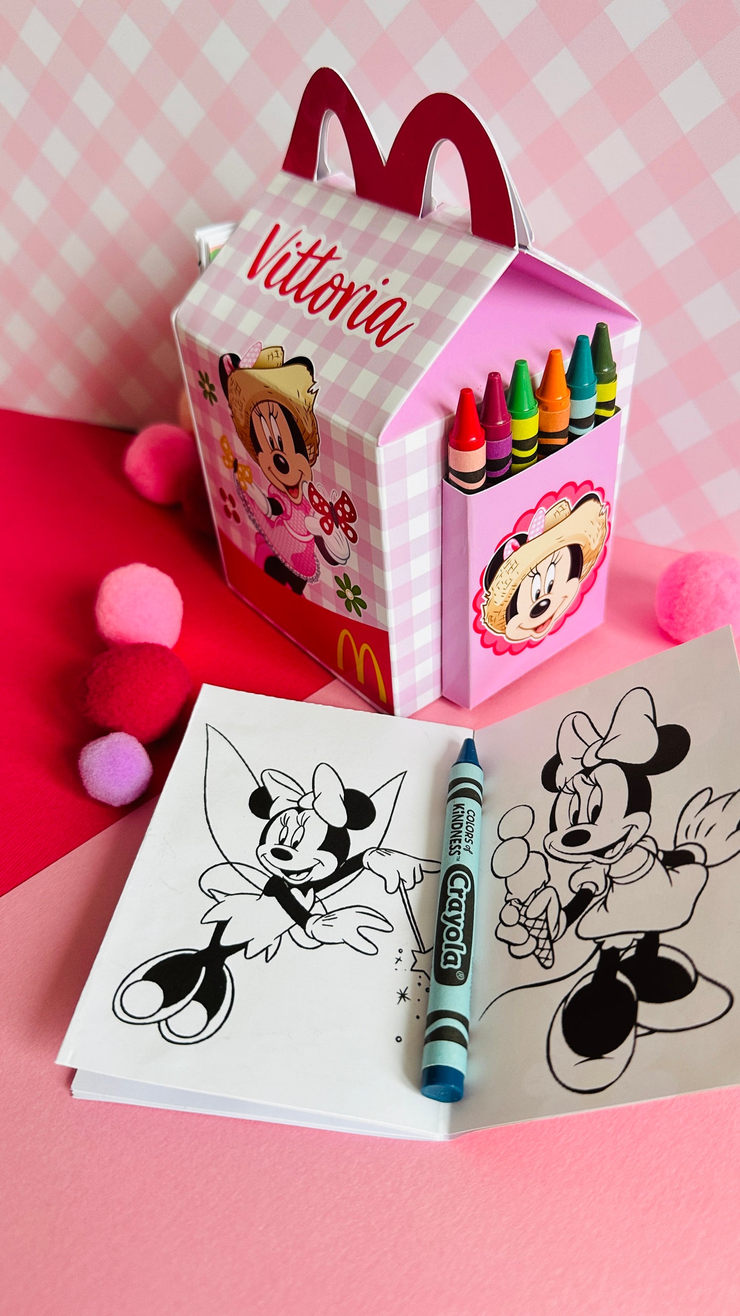 SCATOLA TIPO “HAPPY MEAL” CON TEMA A SCELTA