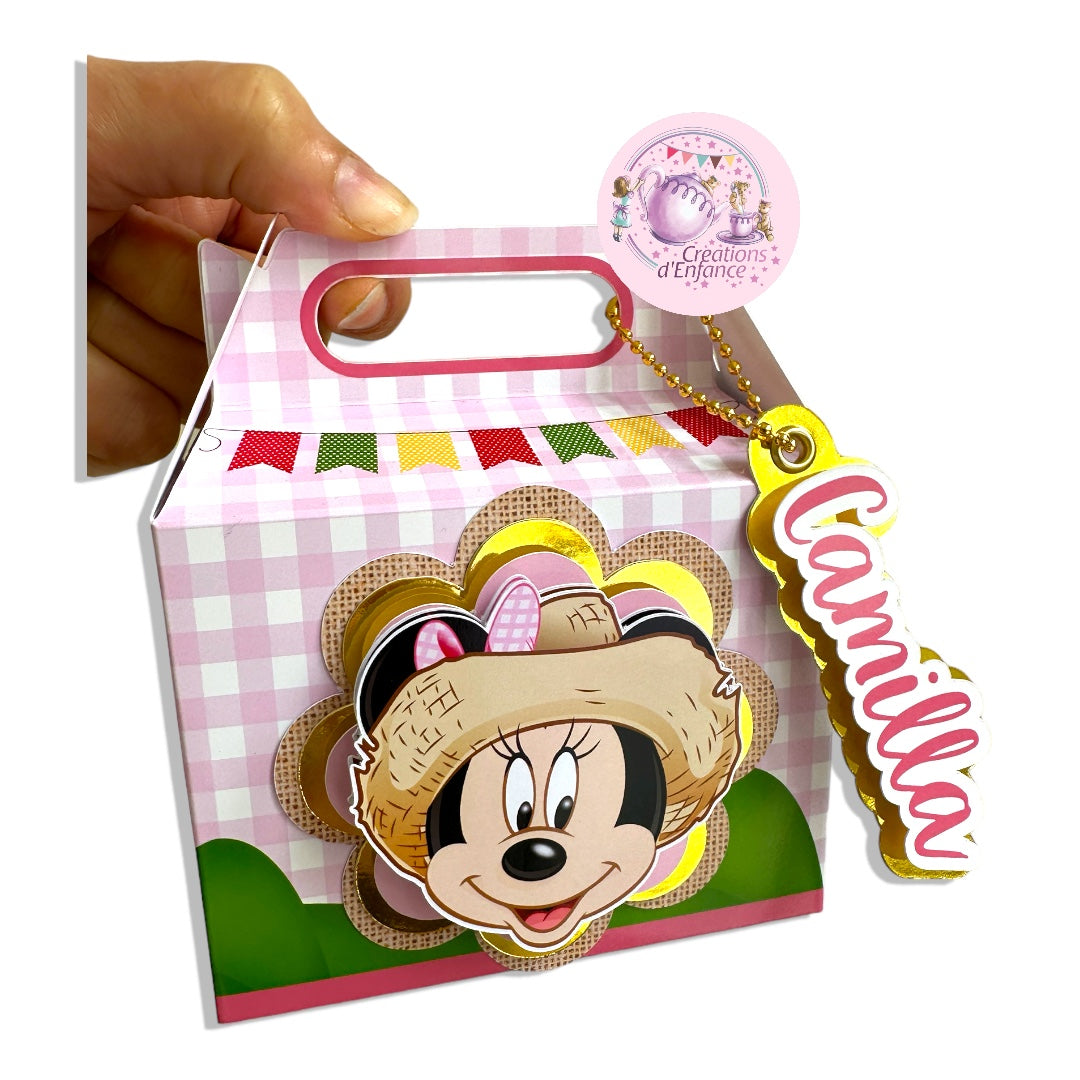 SCATOLA "GABLE BOX" PORTA REGALO, CARAMELLE O MARSHMELLOWS TEMA A SCELTA