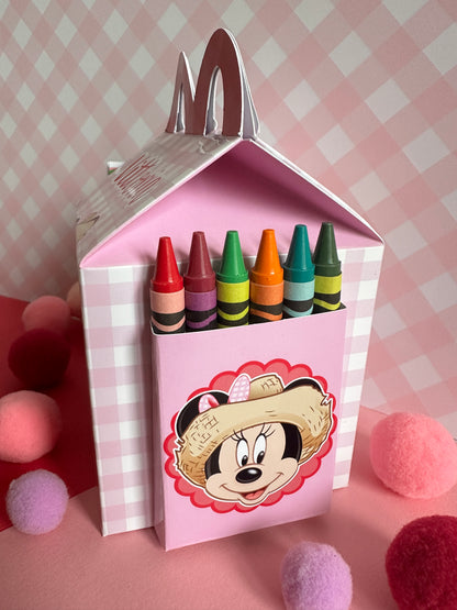 SCATOLA TIPO “HAPPY MEAL” CON TEMA A SCELTA