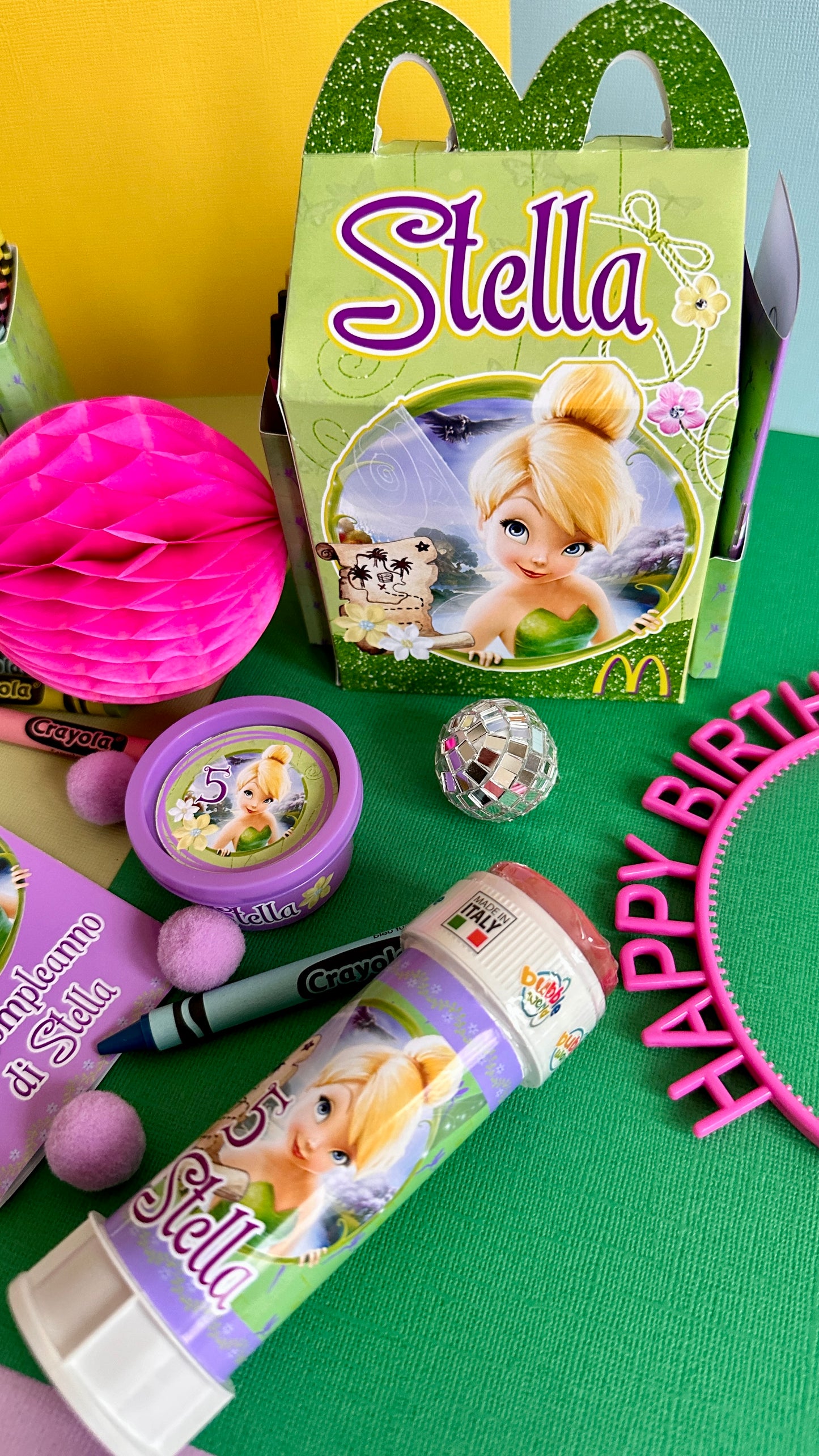 SCATOLA TIPO “HAPPY MEAL” CON TEMA A SCELTA