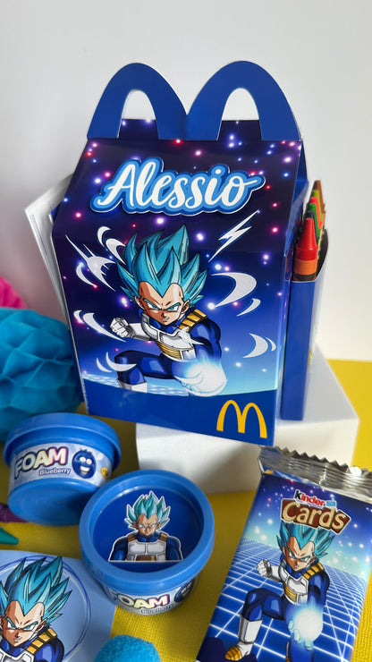 SCATOLA TIPO “HAPPY MEAL” CON TEMA A SCELTA