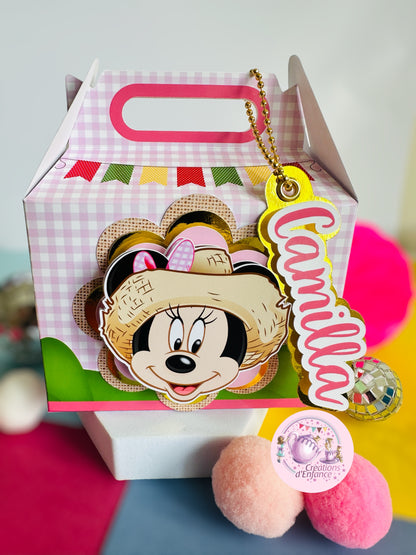SCATOLA "GABLE BOX" PORTA REGALO, CARAMELLE O MARSHMELLOWS TEMA A SCELTA
