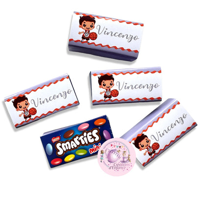 BUSTA REGALO CON 2 GADGET FINE FESTA E TEMA A SCELTA