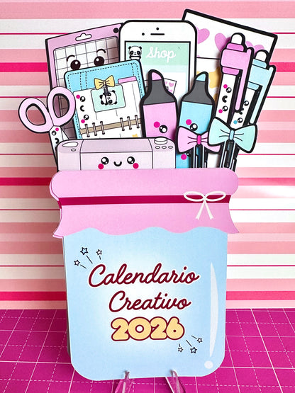 TEMPLATE CALENDARIO 2026 CANVA - MODELLO MODIFICABILE