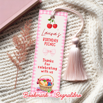 KIT FESTA CILIEGIE – DECORAZIONI DIGITALI TEMA PICNIC DA STAMPARE E PERSONALIZZARE