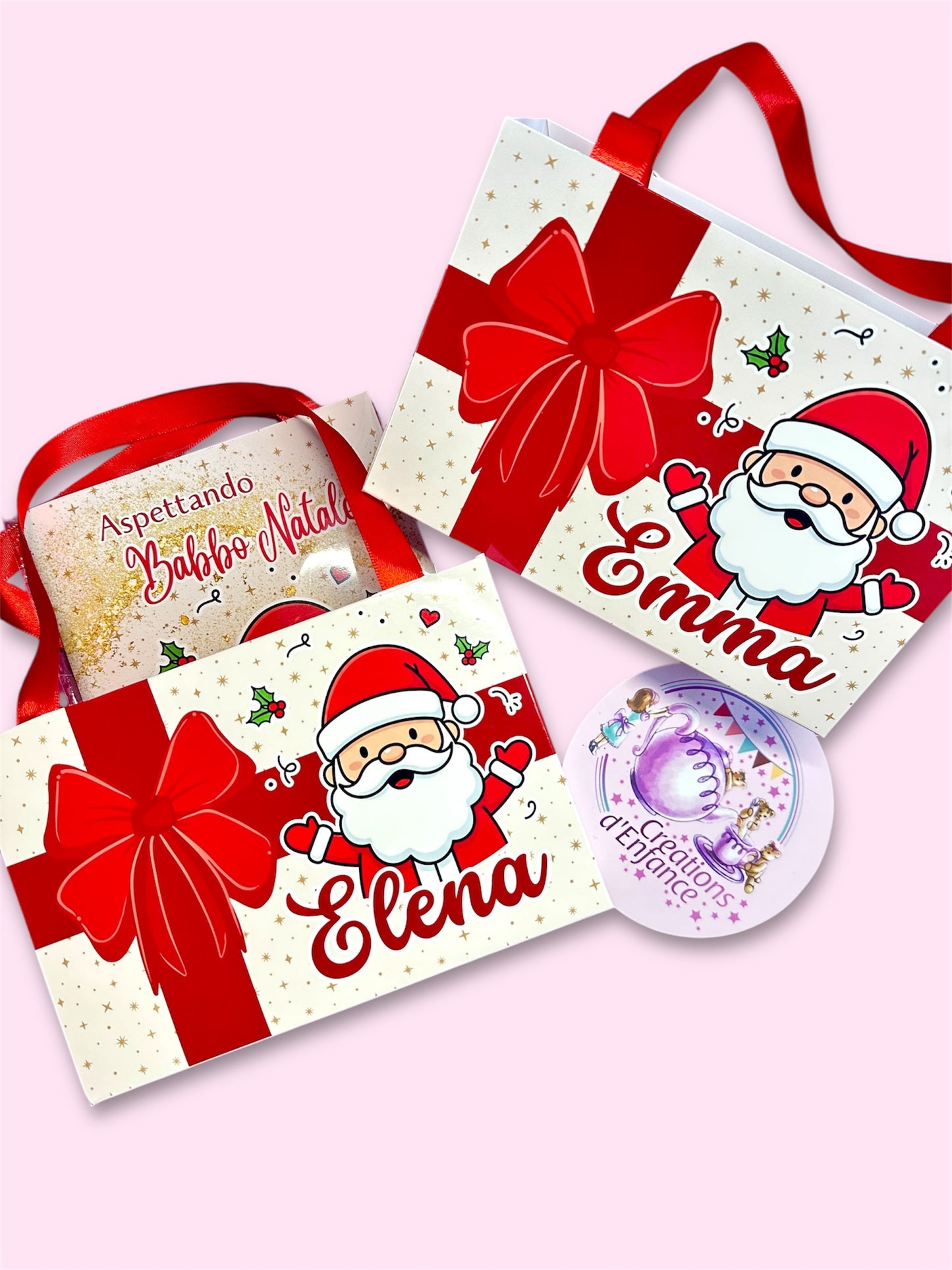 TEMPLATE DIGITALE SHOPPER CON MANICI DI RASO CANVA - MODELLO MODIFICABILE FESTA