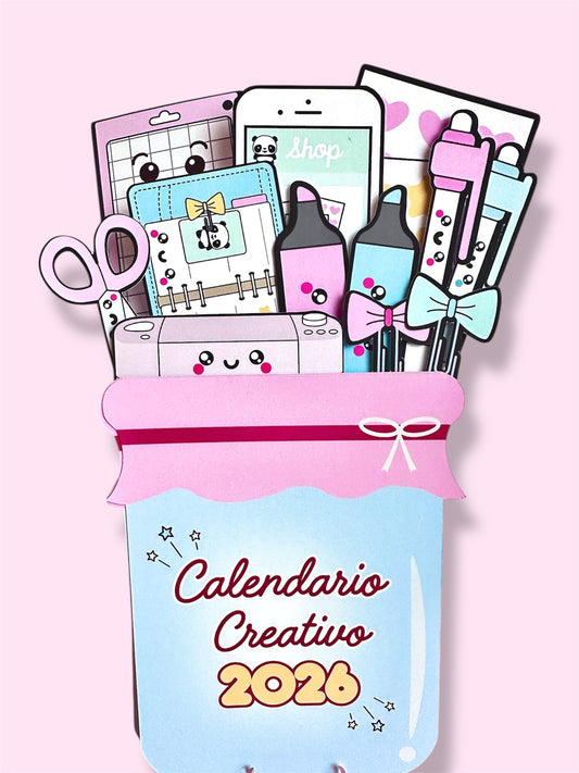 TEMPLATE CALENDARIO 2026 CANVA - MODELLO MODIFICABILE