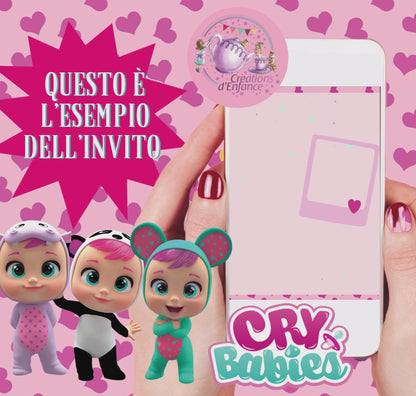 INVITO DIGITALE CLASSICO O ANIMATO E CON MUSICA TEMA A SCELTA