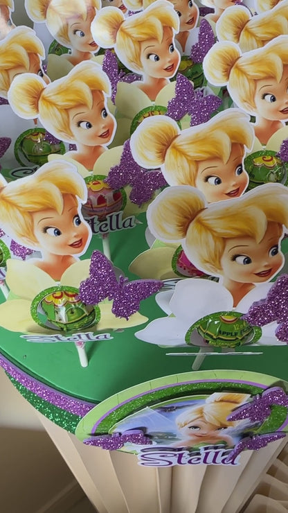 CHUPA CHUPS o LECCA LECCA PIATTO E BASE DECORATA con tema a scelta
