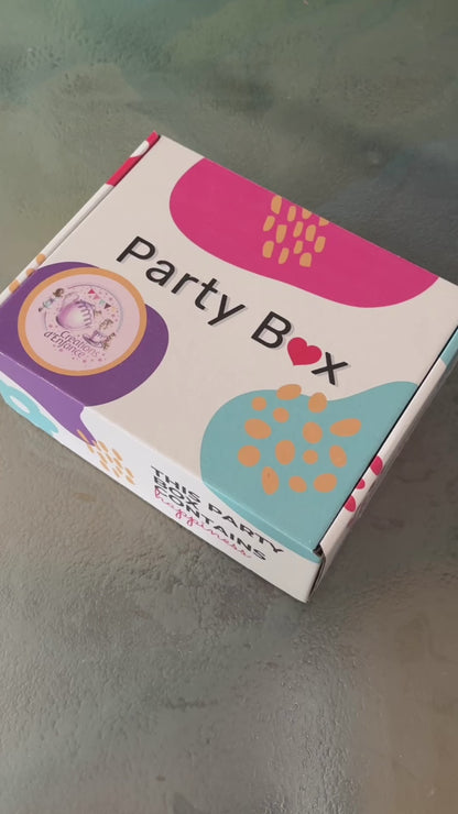 PARTY BOX “ALLESTIMENTO FESTA COMPLETO" CON TEMA A SCELTA
