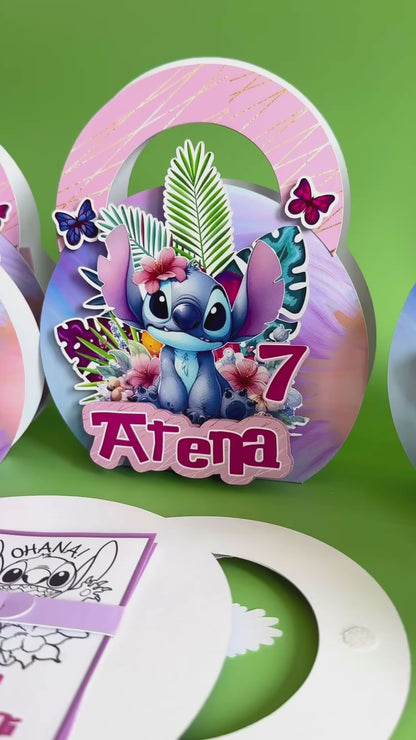 VALIGETTA ATTIVITÀ TEMA A SCELTA con 4 colori a cera, 4 disegni, timbrino, mini bolle e foglio con stickers