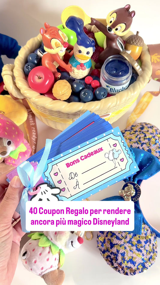 40 Coupon Regalo per una Vacanza Magica FATTI DA ME PRONTI ALL’USO E SPEDITI A CASA