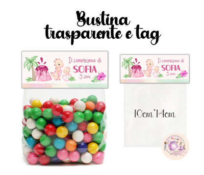 PARTY KIT DINOSAURO ROSA. Decorazioni per compleanno bambina dinosauri in versione rosa, coordinato festa dinosauro, allestimento compleanno.