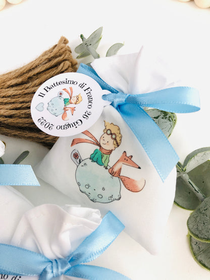 Bomboniera sacchetto porta confetti tema Piccolo Principe