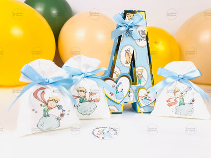 Bomboniera sacchetto porta confetti tema Piccolo Principe